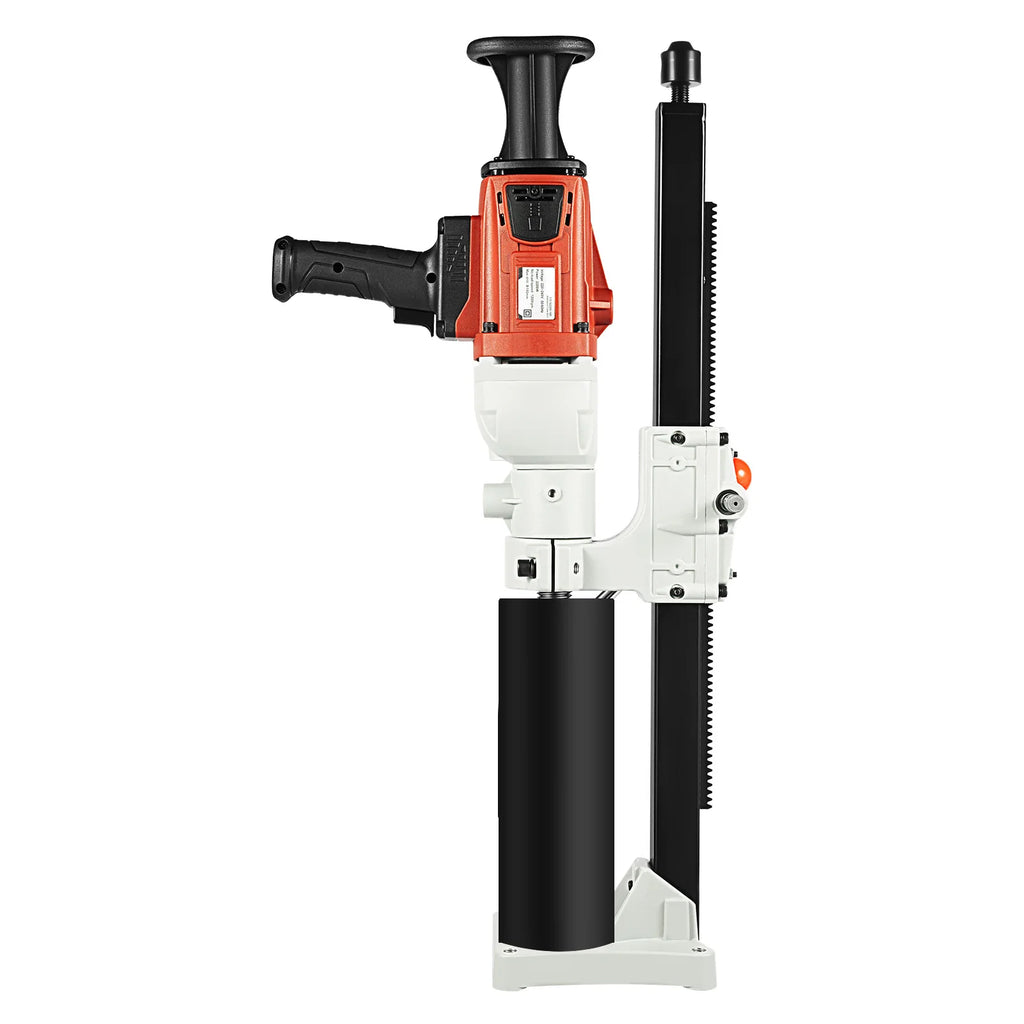 2200W Concrete Core Drill Rig 180mm, Wet Dry Diamond Drilling Machine 1200RPM, Vertical Handheld 2-in-1 Core Drill Rig 220V EU