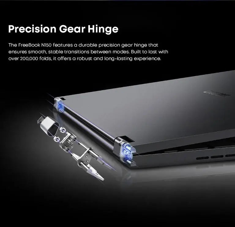 CHUWI FreeBook 2-in-1 Touch Screen Laptop Laptop 13.4'' IntelN150 16GB LPDDR5 RAM 512GB SSD FHD 2520x1680 WiFi6 BT5.2 Windows 11