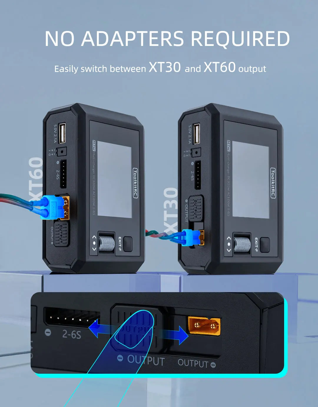 ToolkitRC M7AC Dual Smart Charger 300W for Camera and GPS Drones Tidesmit