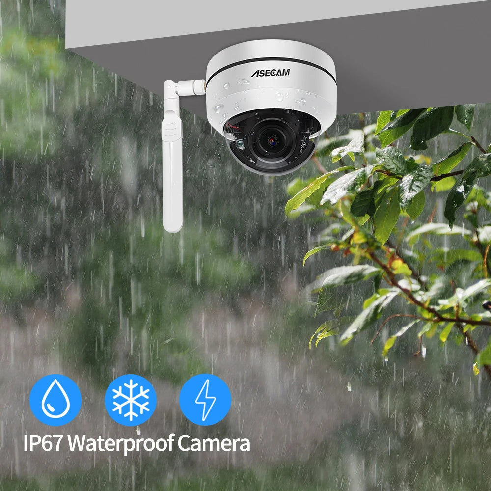 5MP PTZ Wifi ip Camera Outdoor Dome 5X Optical Zoom POE Audio Onvif P2P IMX335 Human tracking CCTV Security Camera