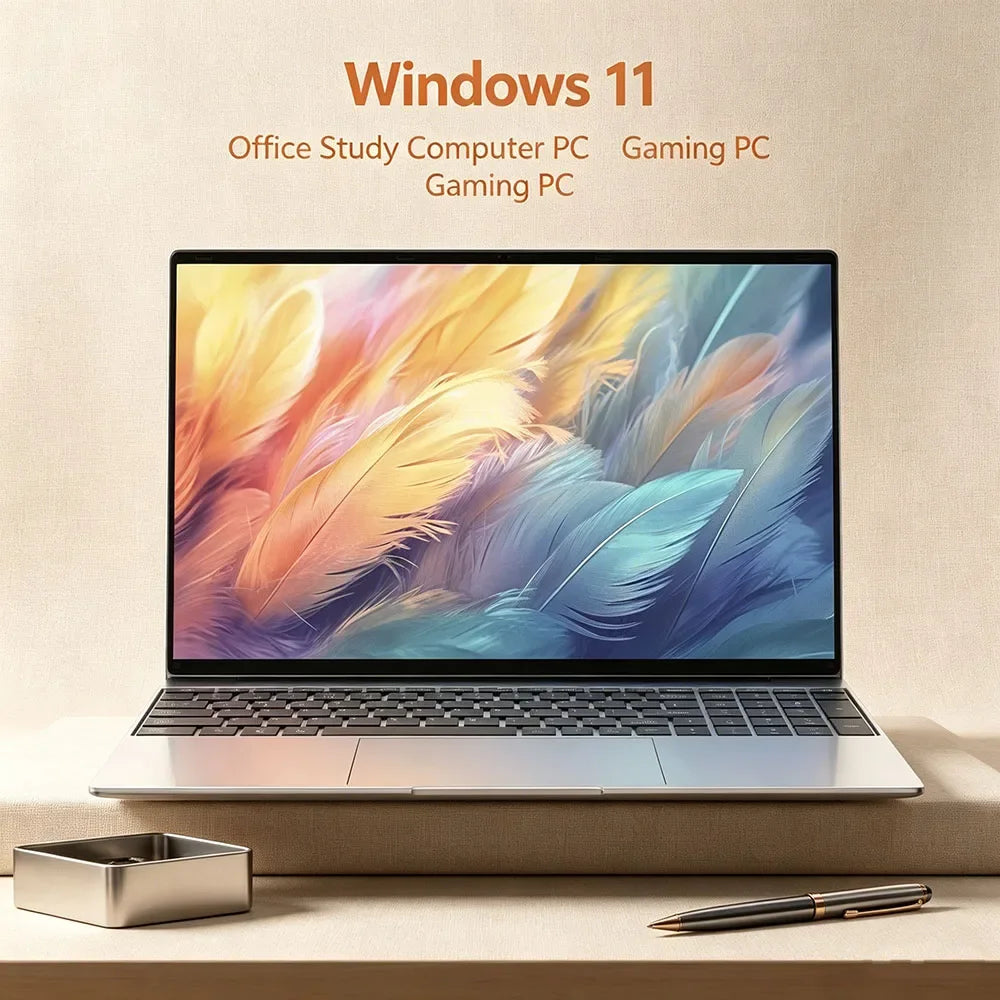Brilliant Radiant Original 15.6 Inch Laptop Intel N3700 120Hz FHD IPS,32GB/2TB SSD 5000mAh Backlit Keys