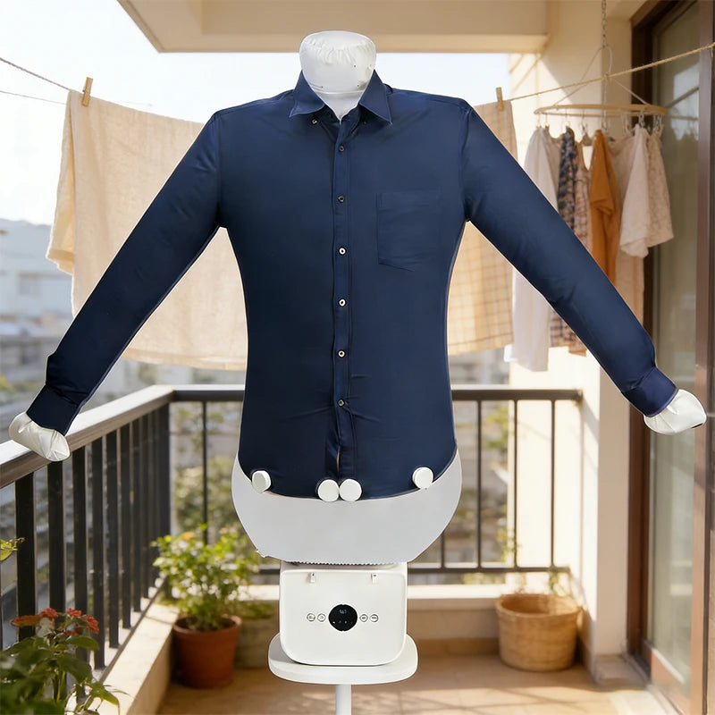 Tidesmit portable folding automatic clothing ironing and air drying machine for clothes and shoes