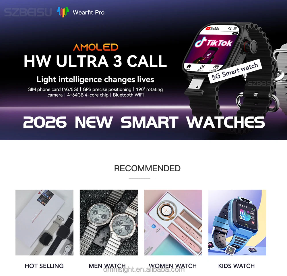 YLL-Dm58 Android Smart Watch AMOLED Screen for Answer Calls GPS Altitude Barometric Compass 5ATM Waterproof NFC Sleep