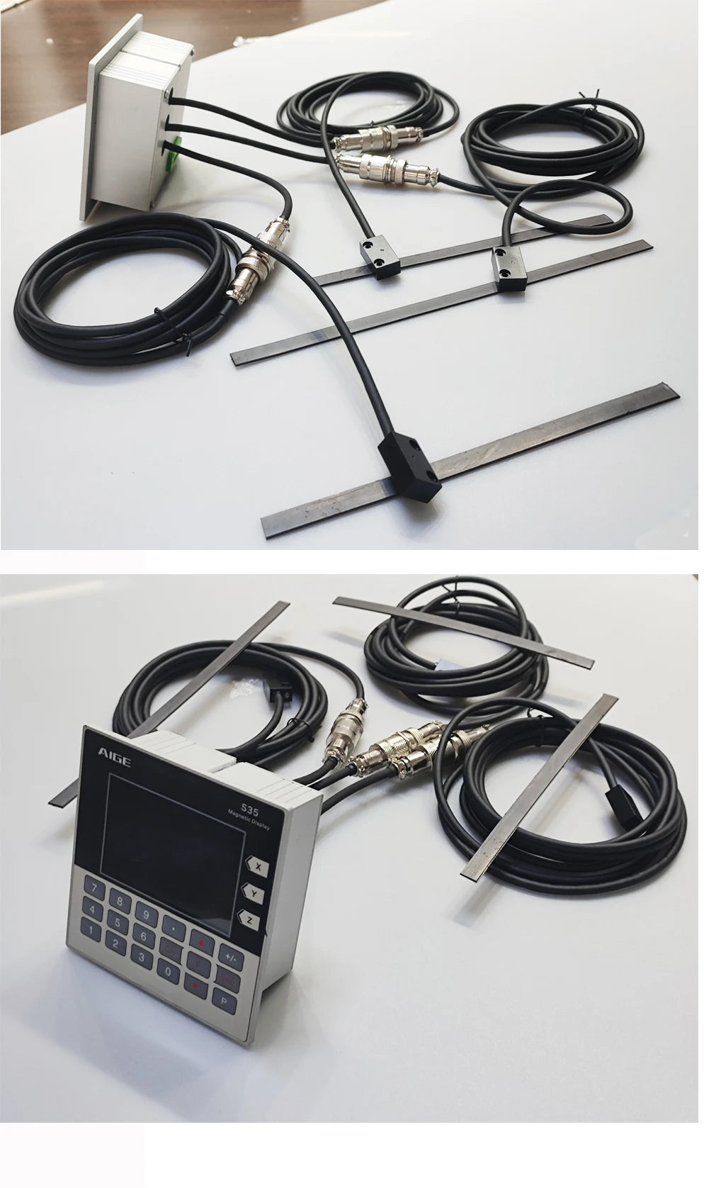 High Quality LCD 3 Axis DRO Magnetic Linear Displacement Scale Sensor CNC Encoder Woodworking Machine Lathe