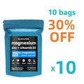  ﻿ Magnesium Zinc & Vitamin D3 Supplement - Magnesium Glycinate - Bone, Muscle & Heart Health, Immune Support - 30 Patches