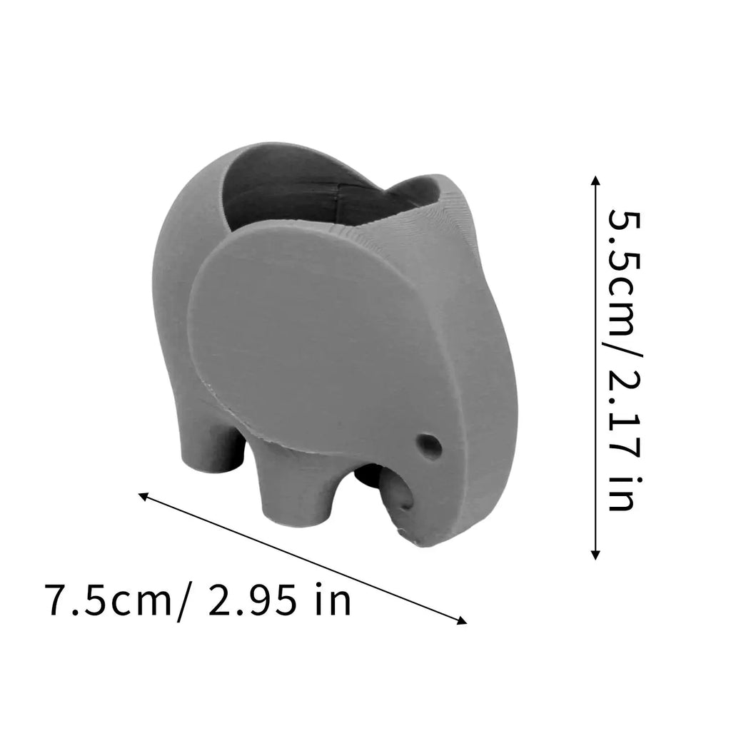 Elephant Shape Succulent Flower Pot Minimalist Practical Ceramic Flowerpot Cute Handmade Plant Pot Gifts Gardening Supplies