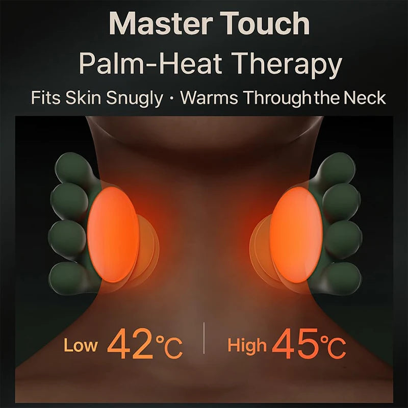 Bionic Neck Shoulder Massager with 3 Kneading Modes - Tidesmit Relaxation Treatment Tidesmit