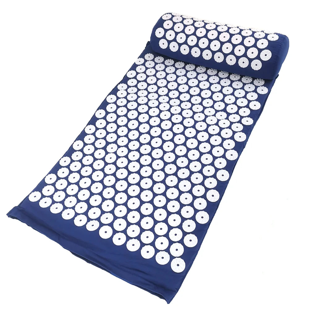 Acupressure Mat and Pillow Set | Targeted Muscle Relief & Recovery Back Massage Instrument Tidesmit