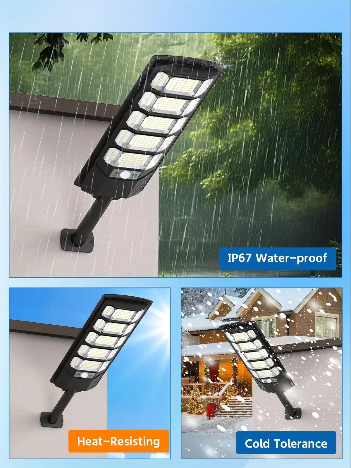 20000000LM Outdoor Solar LED Lights Ultra Bright Solar Induction Wall Lamp IP67 Waterproof Solar Garden Lamp Spotlights