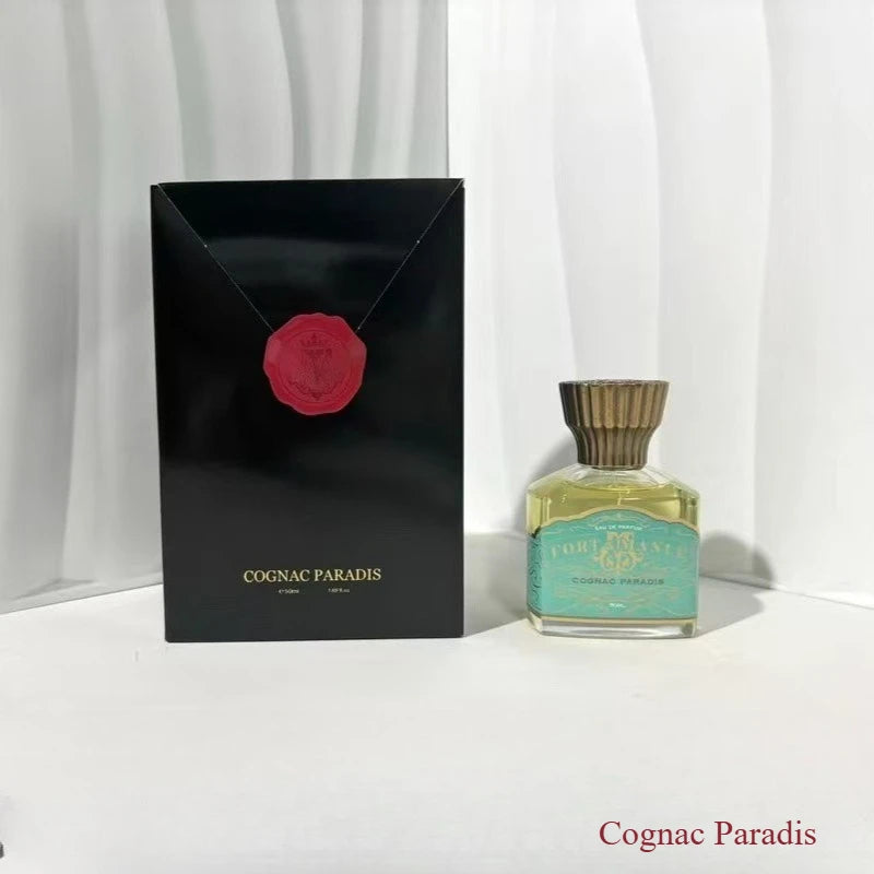 Tidesmit 50ml unisex long lasting perfume body spray with notes of cognac, peach, rum, and amber for daily deodorant.