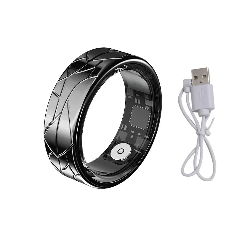 Smart Ring Set Sleep Tracking Wearable Rings Heart Rate Fitness Tracker Supports Android 5.0 Apple IOS 10.0 and Above Versions
