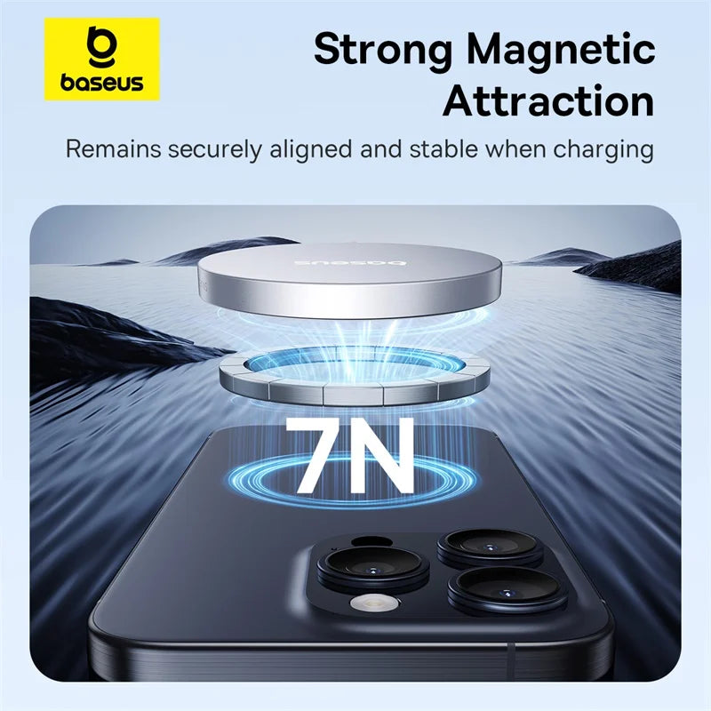 15W MagSafe Compatible Wireless Charger for iPhone 16/15/14 Tidesmit