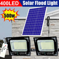 500W Led Solar Light High Bright 2 Head Flood Light Waterproof Outdoor Garden Wall Light with Aluminum Solar Panel For Garden
