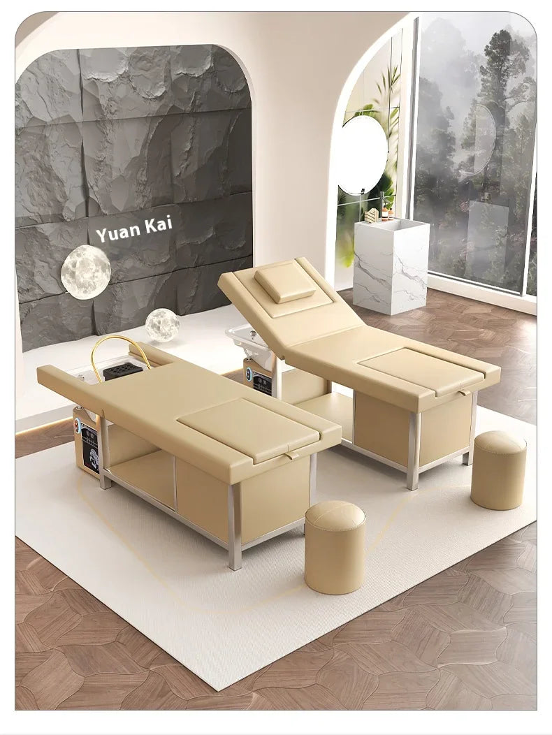 Electric Shampoo Massage Bed | Professional Head Therapy Spa Unit Massage Chairs Tidesmit