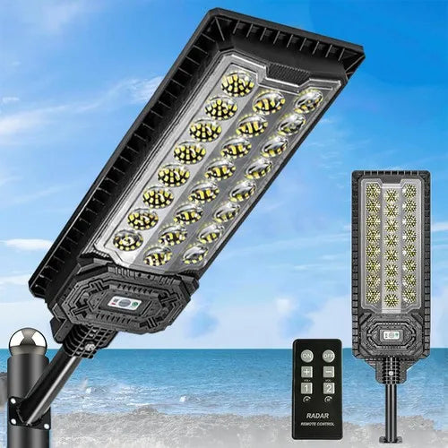 8000W Solar Street Lights 480000LM Commercial Parking Lot Light Dusk to Dawn 6500K Solar Security Flood Lights for Road Garden