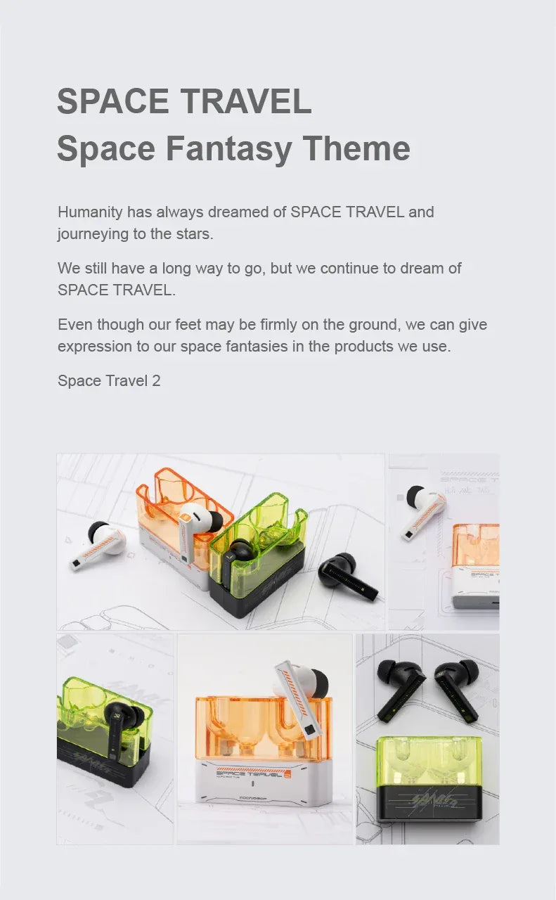 TWS Gaming Earbuds Bluetooth 6.0 Active Noise Cancelling by Tidesmit Tidesmit