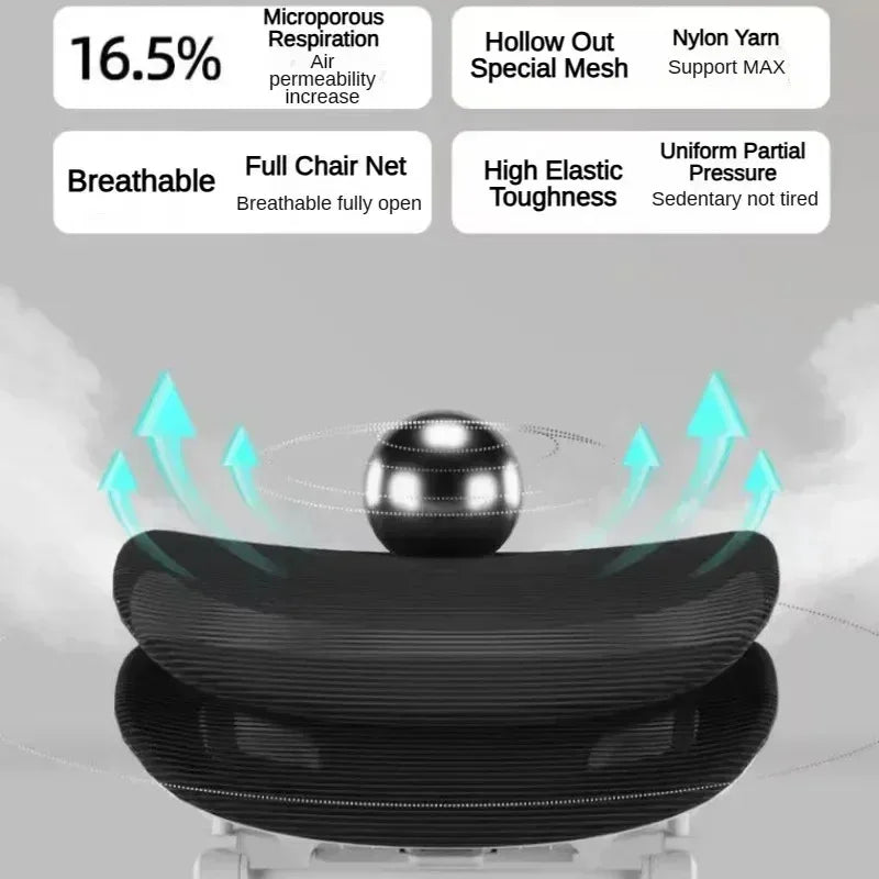 Massage Office Chair with Adjustable Lumbar Support - Ergonomic Tidesmit Massage Chairs Tidesmit