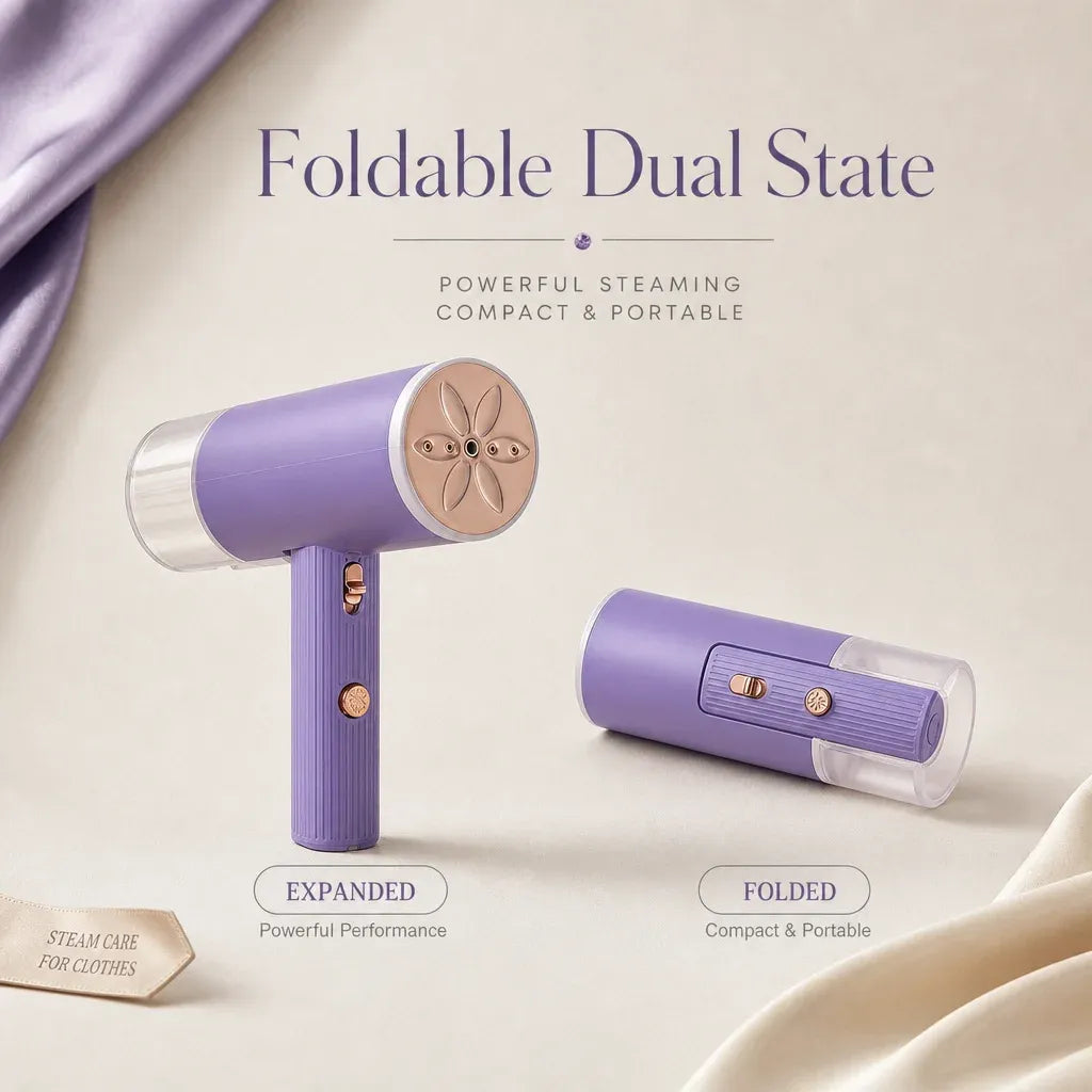 OBOVAY Handheld Garment Steamer 800W Foldable