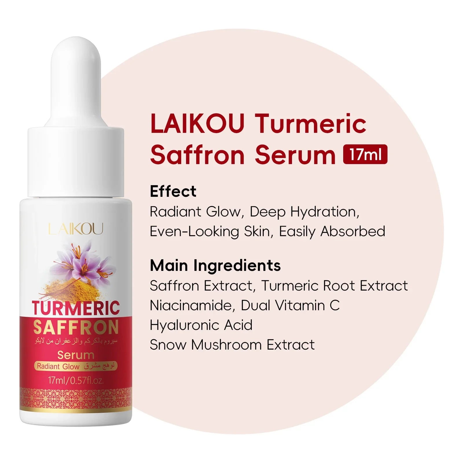 Turmeric Freckle Removing Whitening Essence Fade Pigmentation Melasma Dark Spots Corrector Repair Serum Korean Skin Care