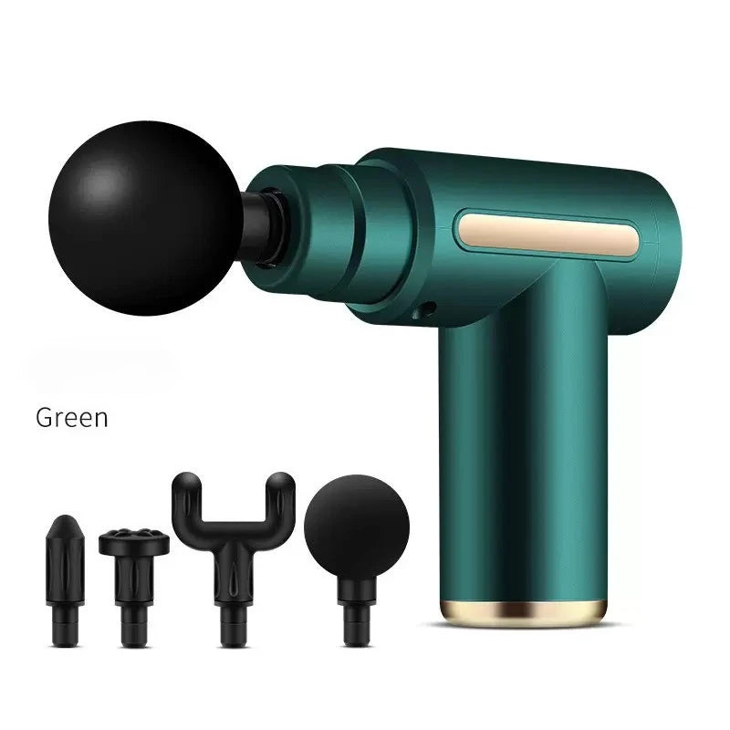 Tidesmit Muscle Massage Gun: Deep Tissue Percussive Therapy Device Fascia Gun 4 green heads China Mainland Tidesmit