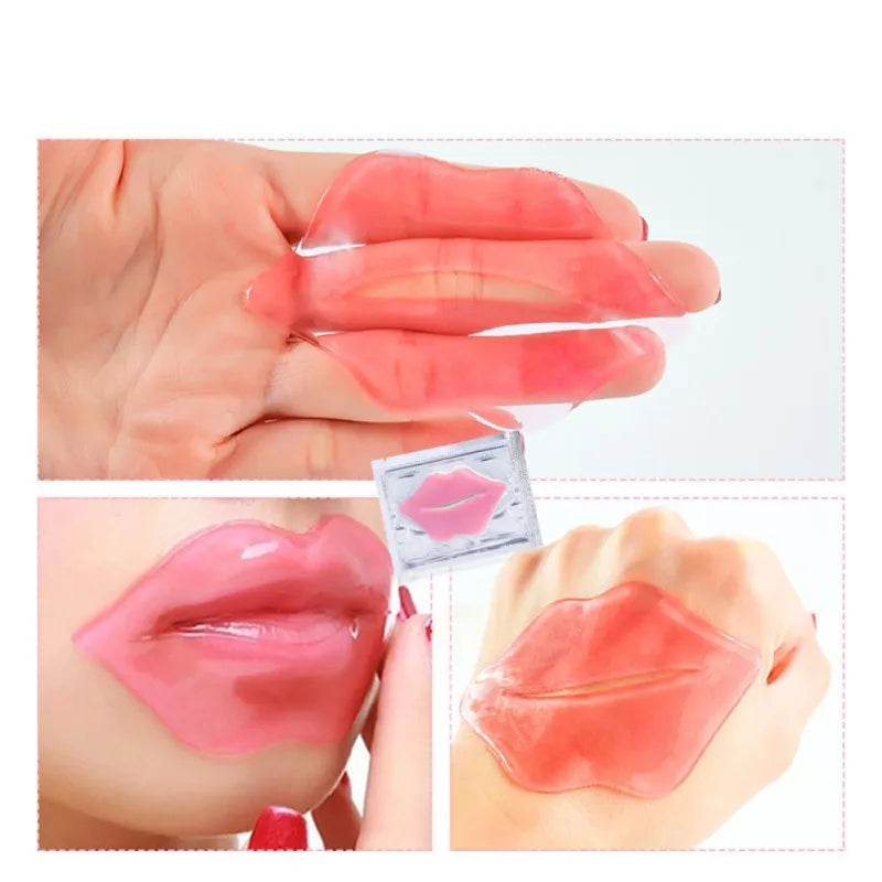 Crystal Collagen Lip Mask - 30 Pack Intensive Moisturizing Lip Treatment Lip Care Tidesmit