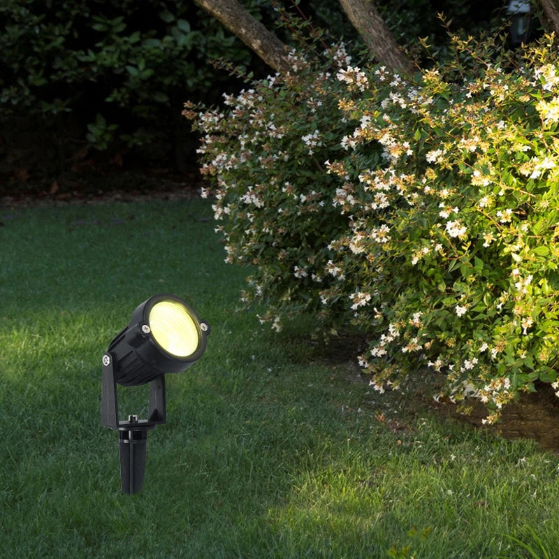 LED Garden Lights Outdoor Waterprof Lawn Lamp 220V110V12V 5W10W15W20W Landscape Spike Bulb IP65 Led Light Garden Path Spotlights