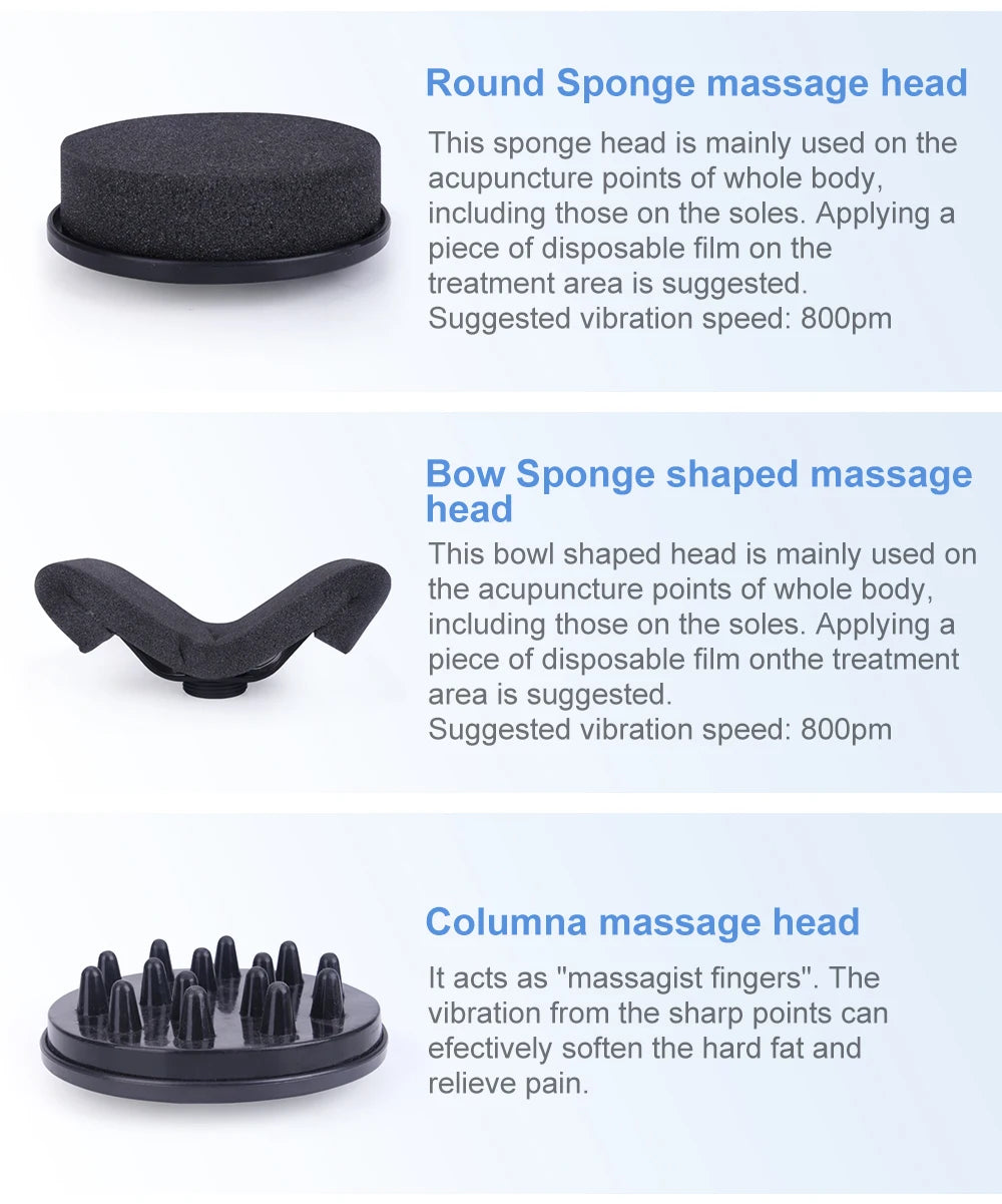Vibrating Slimming Machine: 5-in-1 Electric Muscle Relief Massager Back Massage Instrument Tidesmit