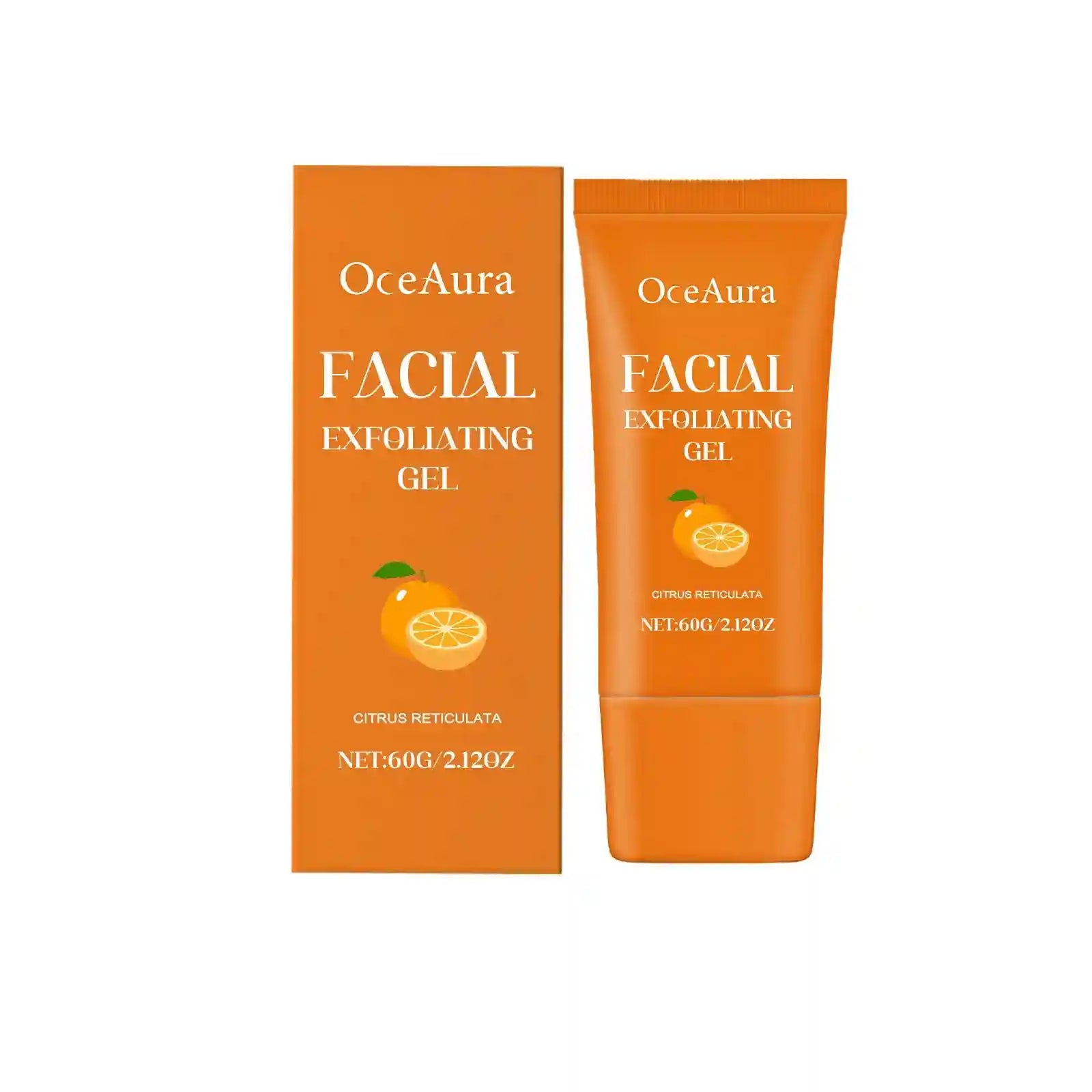 Orange Exfoliating Gel for Dark Spots and Smooth Skin - Tidesmit Scrubs Treatments 60g Boxed Tidesmit