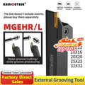 Full Series Grooving Tool Holder MGEHR1212 MGEHR1616 MGEHR2020 MGEHR2525 Slotting Turning Tool for Carbide Grooving Insert MGMN