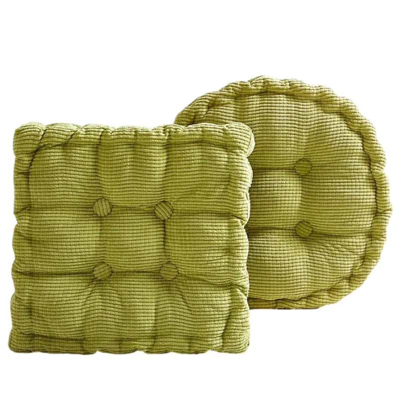 Four Seasons Soft Chair Seat Cushion Square Seat Pad Tatami Meditation Floor Pillow Cushion for Home Office Patio Dining Chairs