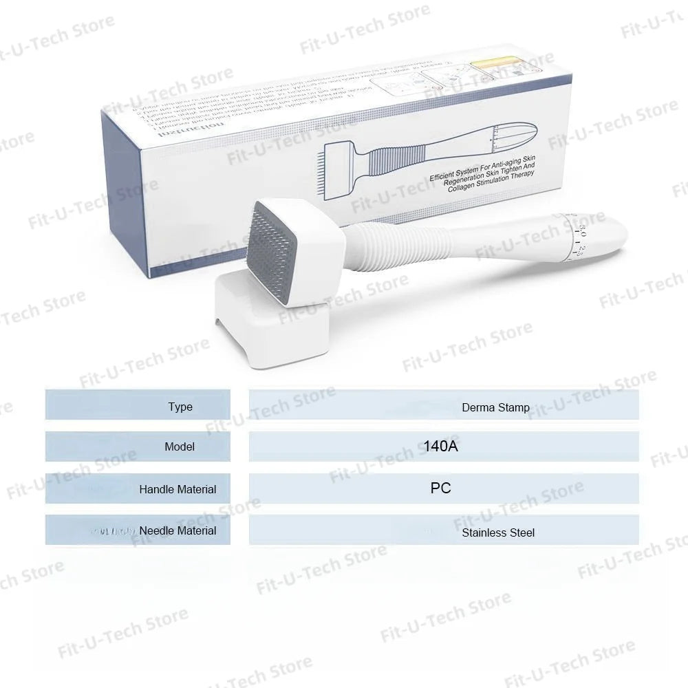 Adjustable Derma Stamp 140 Pins for Beard and Scalp Health Body Shaping Massage Equipment Tidesmit