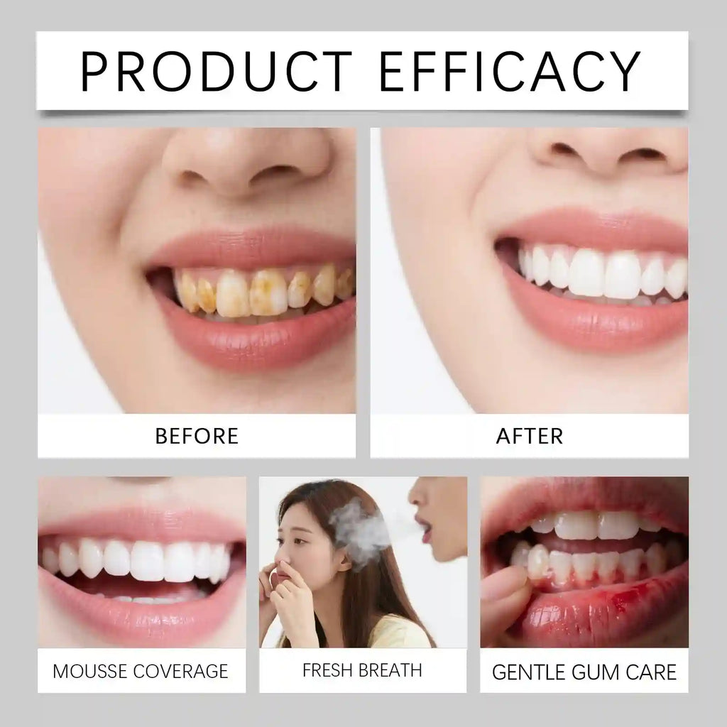 Tidesmit Collagen and Hydroxyapatite teeth whitening powder for gentle stain removal and gum health