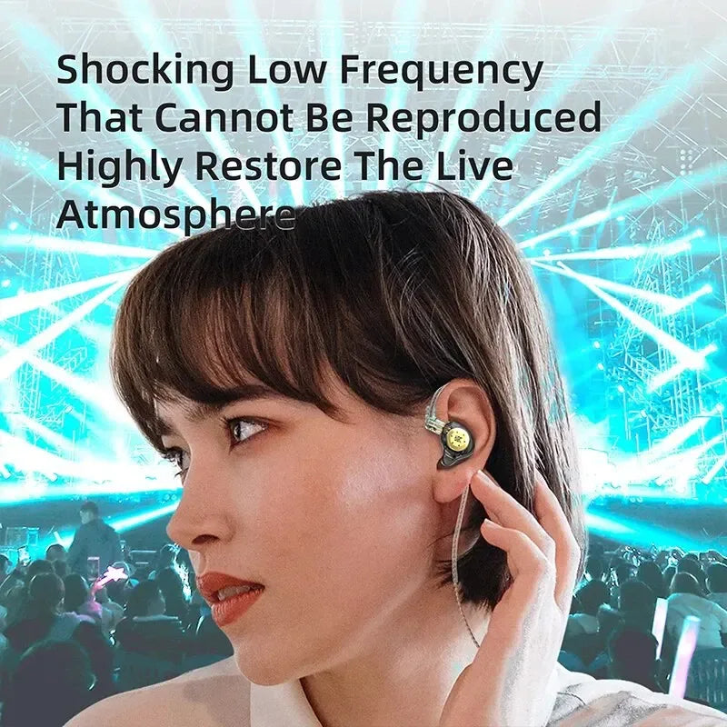 KZ EDX Pro In-Ear Monitors | HiFi Bass Earbuds by Tidesmit Tidesmit