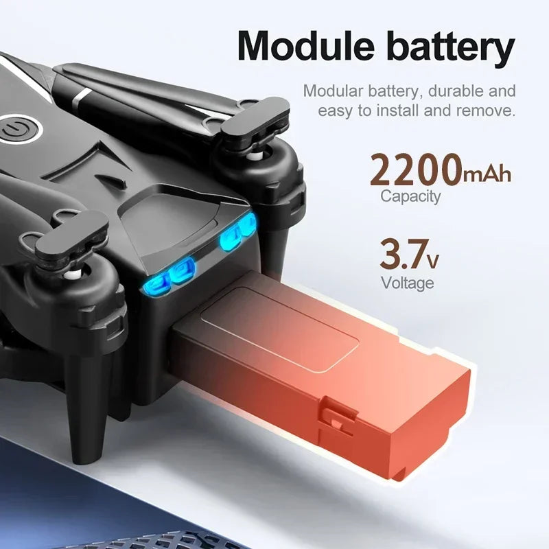 Tidesmit Camera Drone with Obstacle Avoidance - Foldable GPS Quadcopter Tidesmit