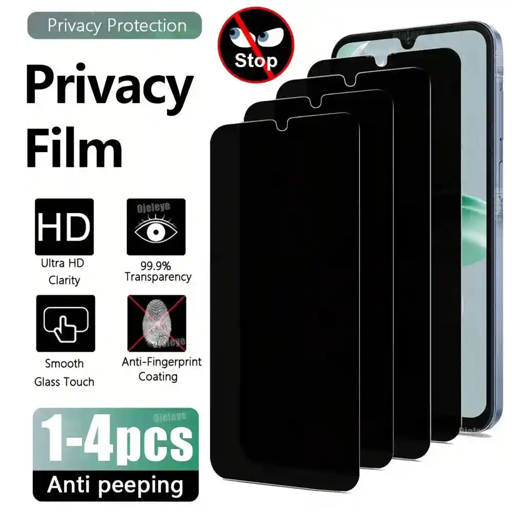 Privacy Screen Protector for Samsung A36 5G - Anti-Spy Tempered Glass AE Privacy Glass Tidesmit