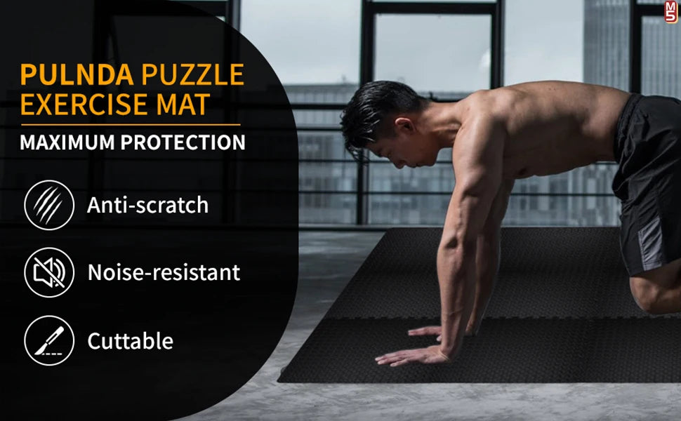 Massage Cushion Puzzle Mat - Non-Slip EVA Foam Exercise Tiles Massage Cushion Tidesmit