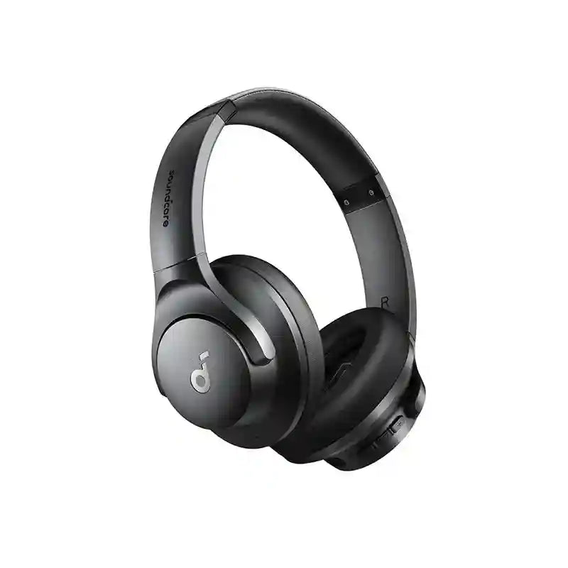 Wireless Active Noise Cancelling Headphones - Over-Ear Studio Monitor Black Tidesmit