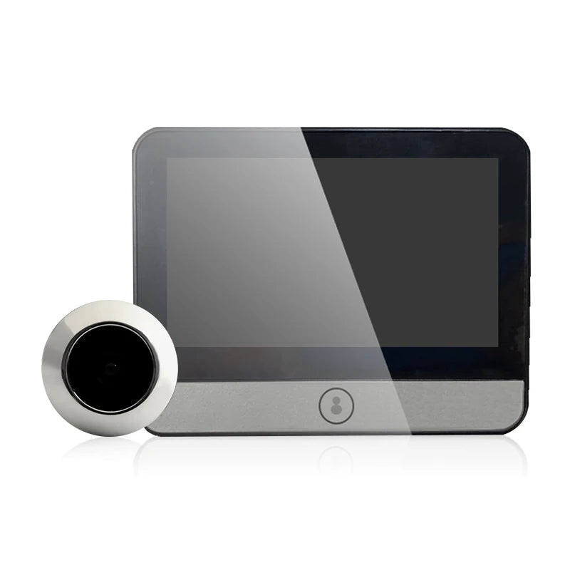 Damini 4.3'' HD Video Electronic Doorbell Smart Camera Cat Eye Night Vision Human Body Detection Automatic Capture Eye Peephole