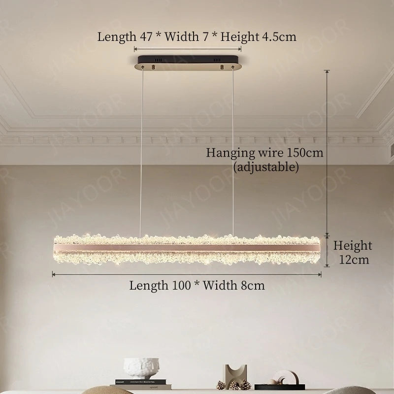LED Ring Light Chandelier 120cm - Dimmable Rose Gold & Grey Rose Gold 100cm Tidesmit