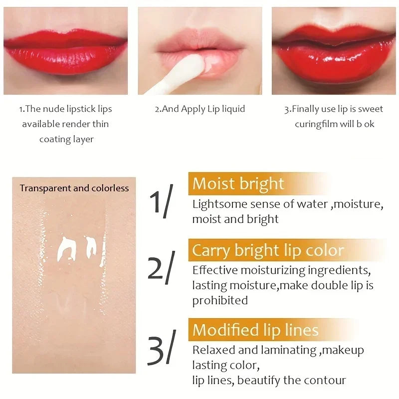 Plumping Lip Gloss Oil - Hydrating Lip Serum for Fuller Lips Lip Care Tidesmit
