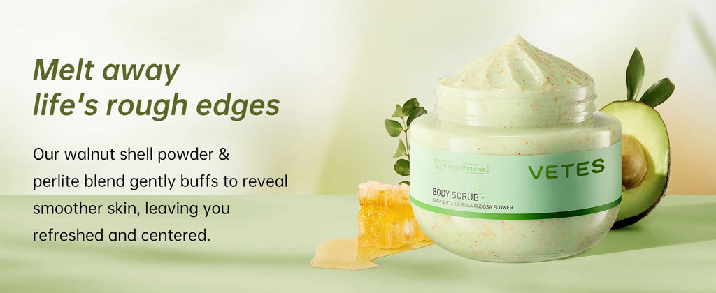 Avocado Body Scrub 250g | Professional Exfoliating Treatment for Glowing Skin Scrubs Treatments Tidesmit