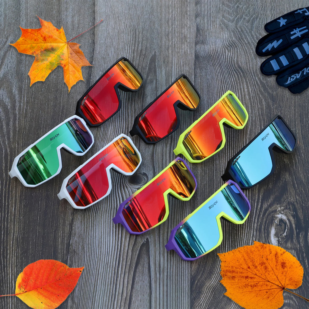 SCVCN Cycling Glasses Outdoor Sports Bicycle Sunglasses Women Road Bike Glasses Men MTB Cycling Sunglasses