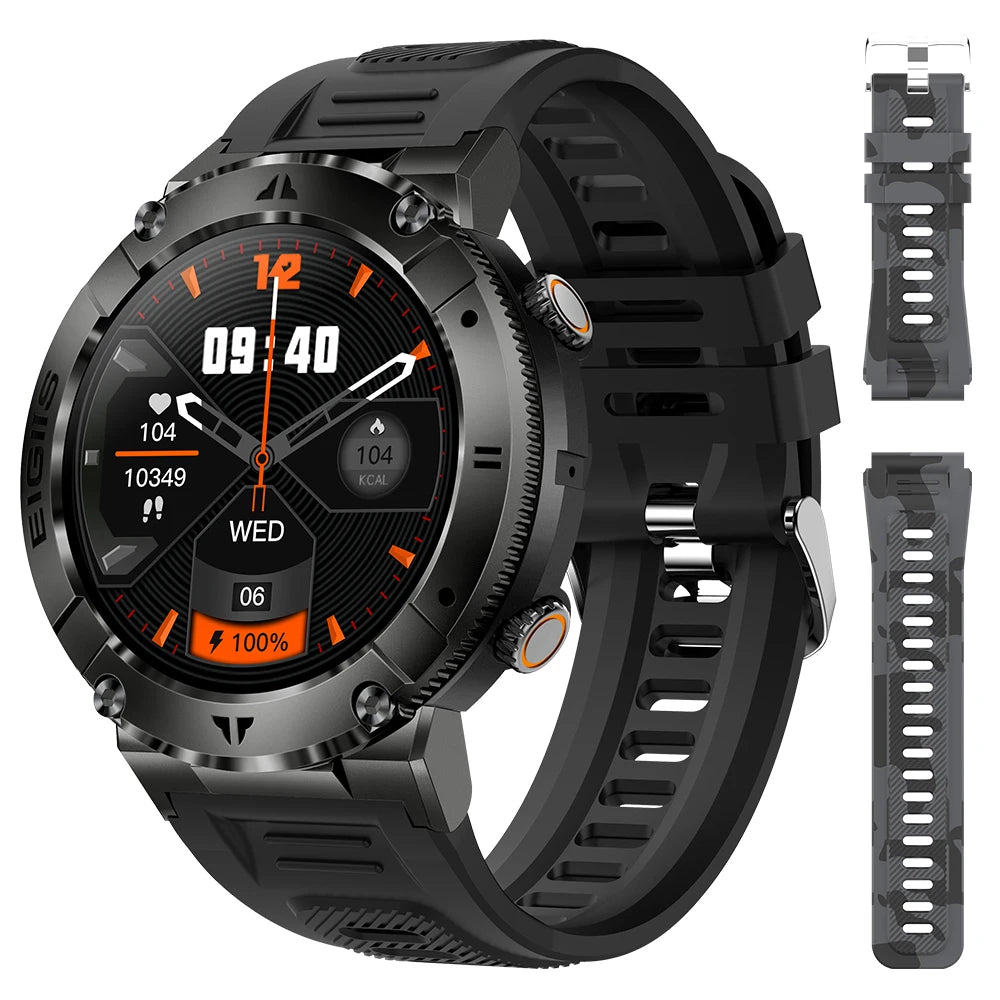 LaNikar Smart Watch Men TFT Display Bluetooth Call Blood Pressure Sport Fitness Health Monitor Custom Dial Waterproof Smartwatch