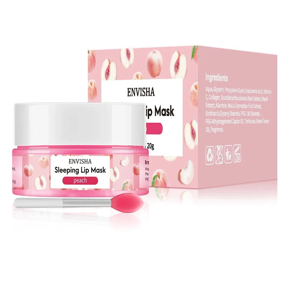 Lip Sleeping Mask – Hydrating Balm for Smooth, Nourished Lips Lip Care Peach mask Tidesmit