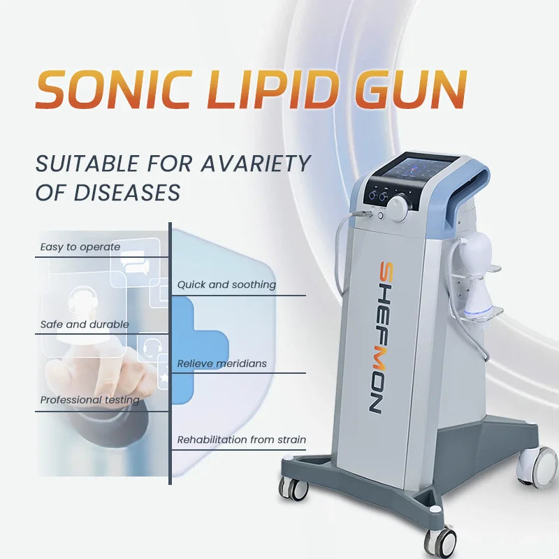 Shock Wave Therapy Machine for Cellulite Reduction and Pain Relief Body Shaping Massage Equipment Ivory Tidesmit