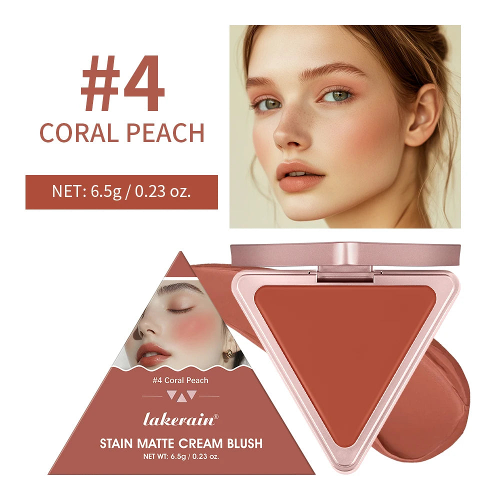 Tidesmit Higher Standard satin matte cream blush texture close-up for natural low saturation brightening face makeup