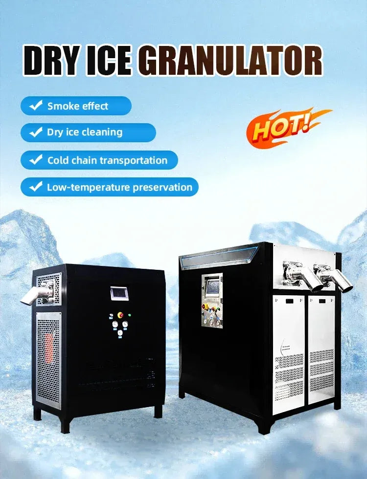 Dry Ice Pellet Maker 50kg/h 3kW Commercial Granulator