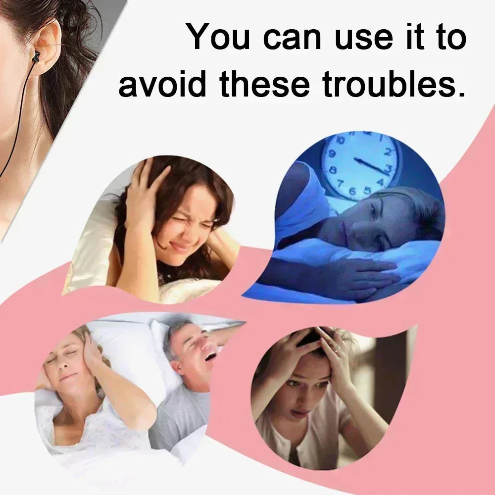 Wired Noise Reduction In-Ear Earphones - Tidesmit Audio Headset Tidesmit