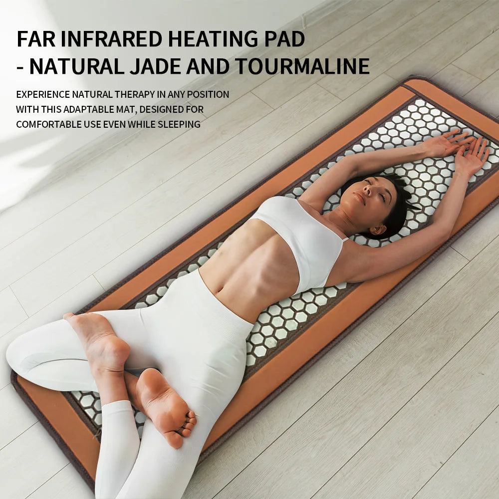 Jade Massage Cushion with Far Infrared Heat Therapy for Muscle Relief Massage Cushion Tidesmit