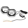 3 Inch LED Angel Eyes RGB Halo Ring Light with App Control - Tidesmit 2 in 1 Tidesmit